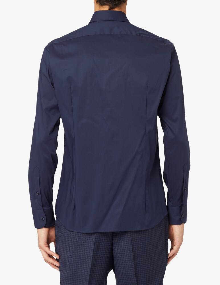 Sartoria Italiana Camicia Popeline Stretch