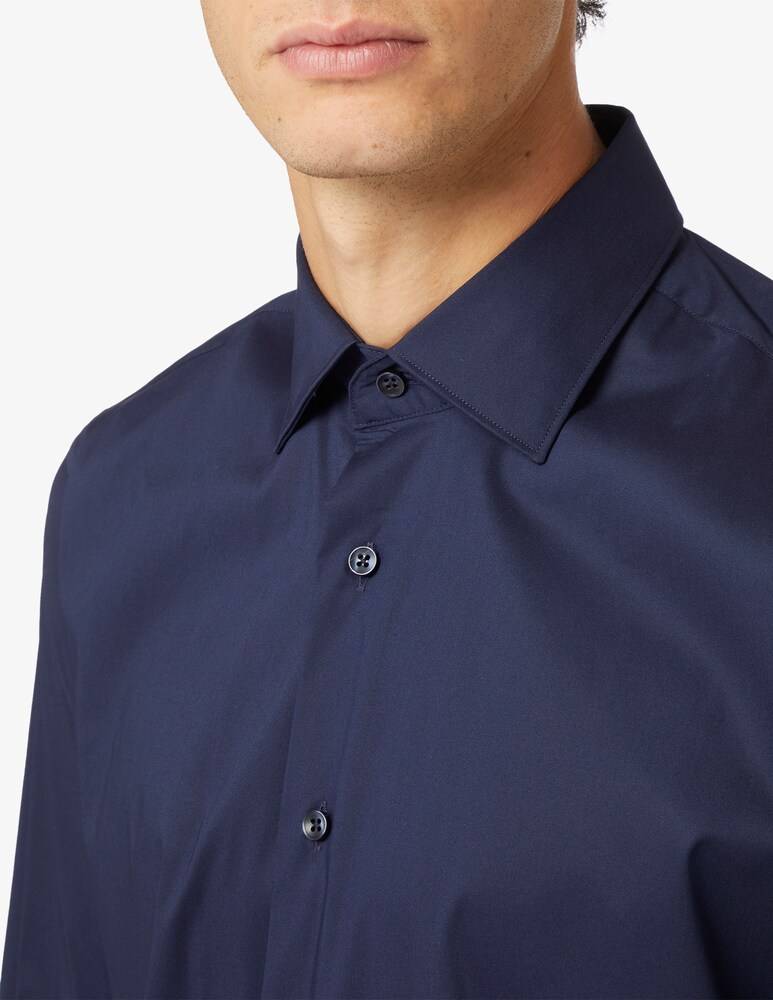 Sartoria Italiana Camicia Popeline Stretch