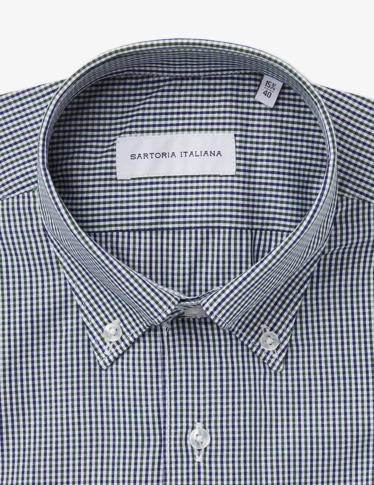 Sartoria Italiana Camicia Quadro Bicolore