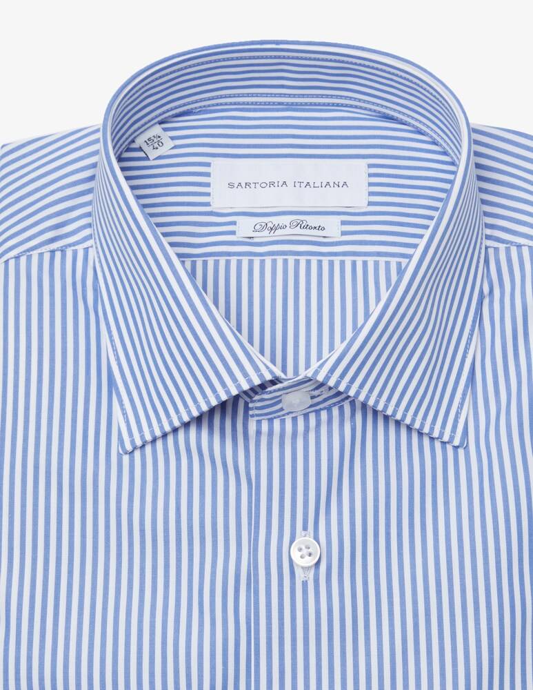 Sartoria Italiana Camicia Regular Bastoncino Doppio Ritorto