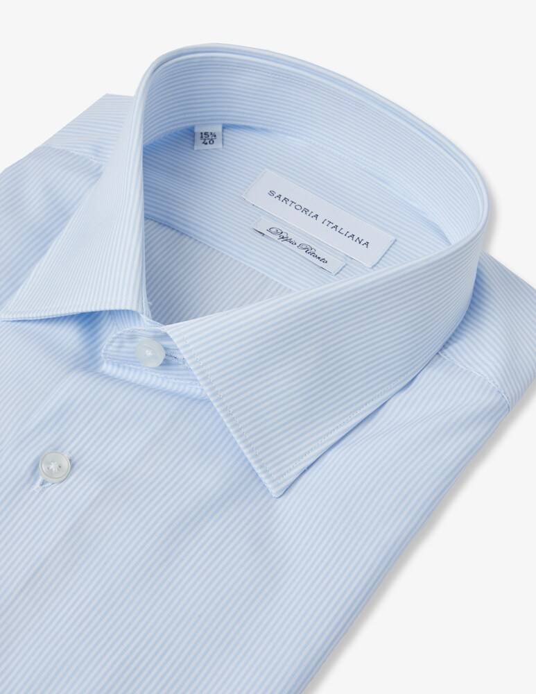 Sartoria Italiana Camicia Regular Riga Doppio Ritorto