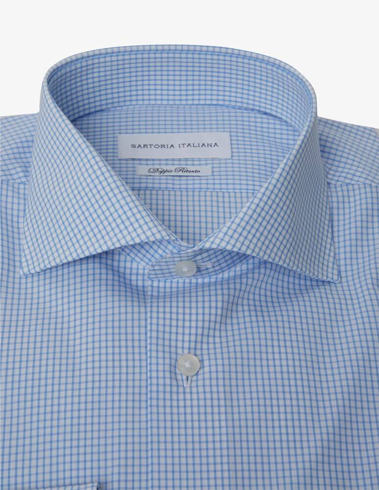 Sartoria Italiana Camicia Struttura Modern Doppio Ritorto