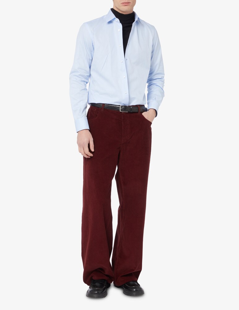 Sartoria Italiana Camicia Struttura Modern Doppio Ritorto