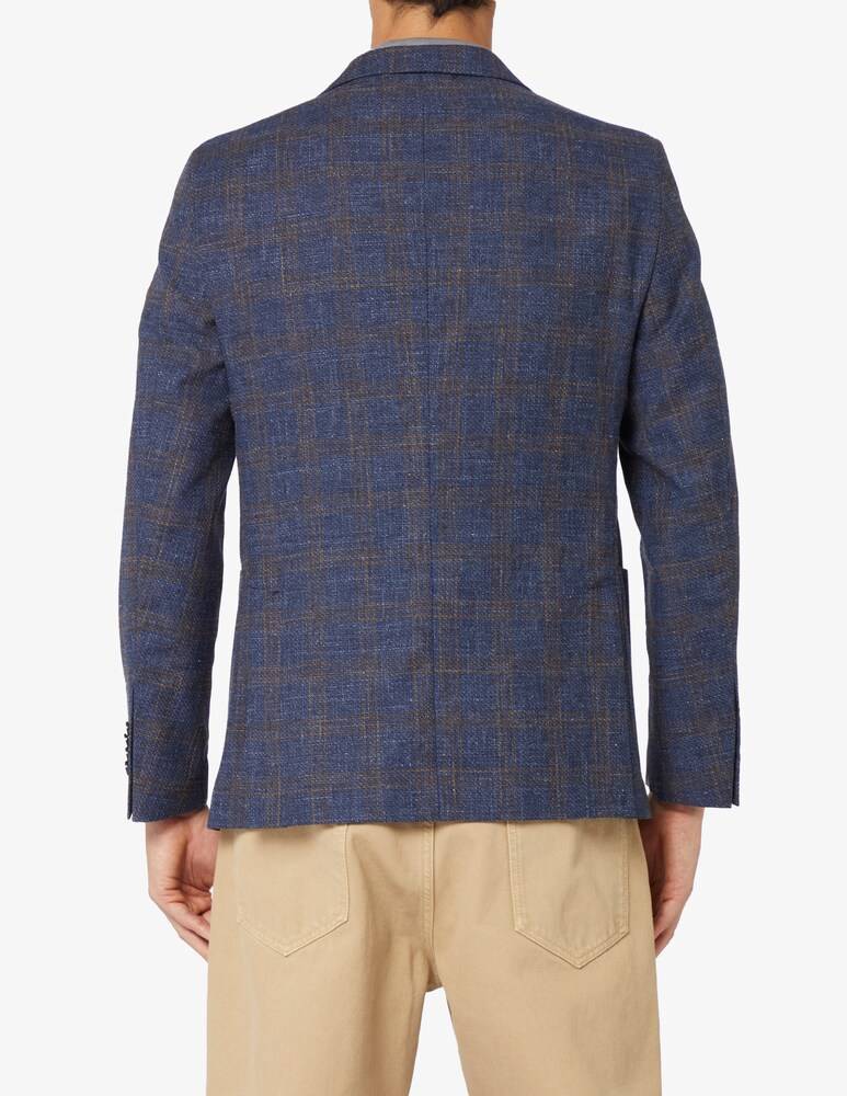 Sartoria Italiana Giacca Check Sfoderata D7