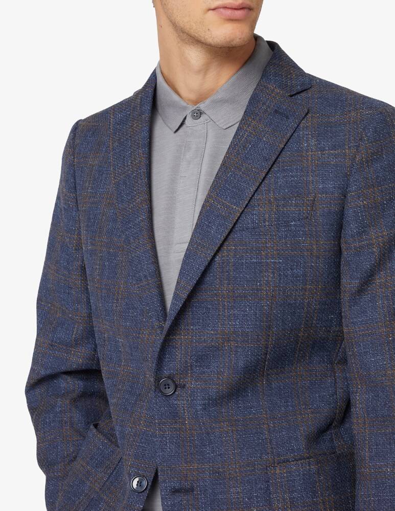 Sartoria Italiana Giacca Check Sfoderata D7