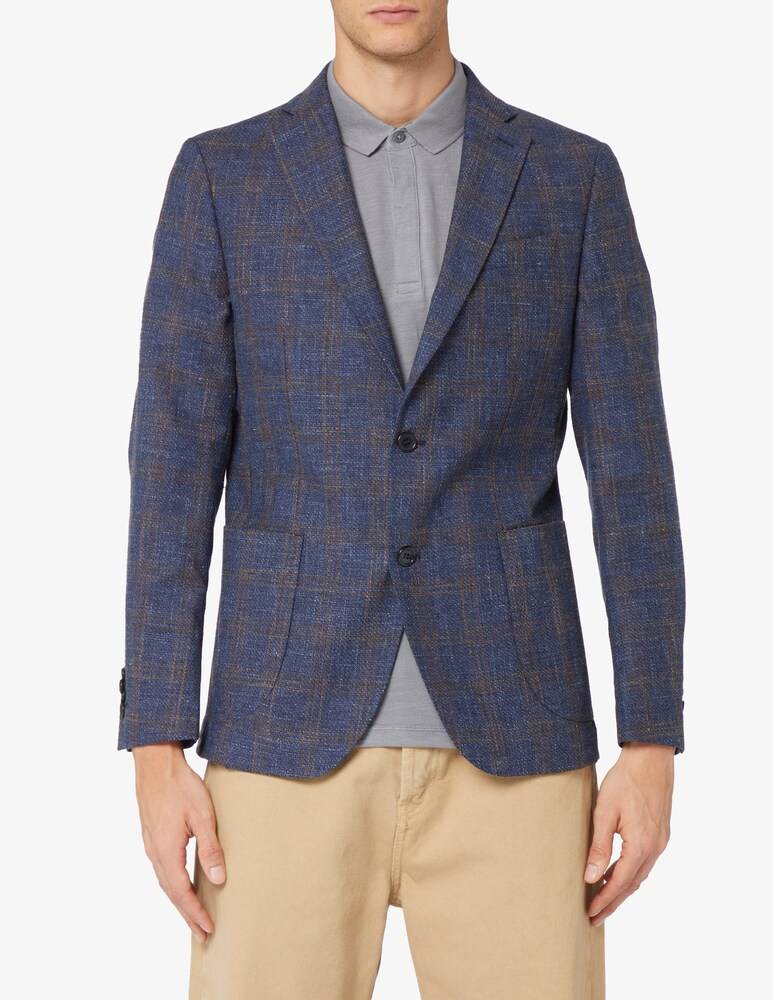 Sartoria Italiana Giacca check sfoderata d7
