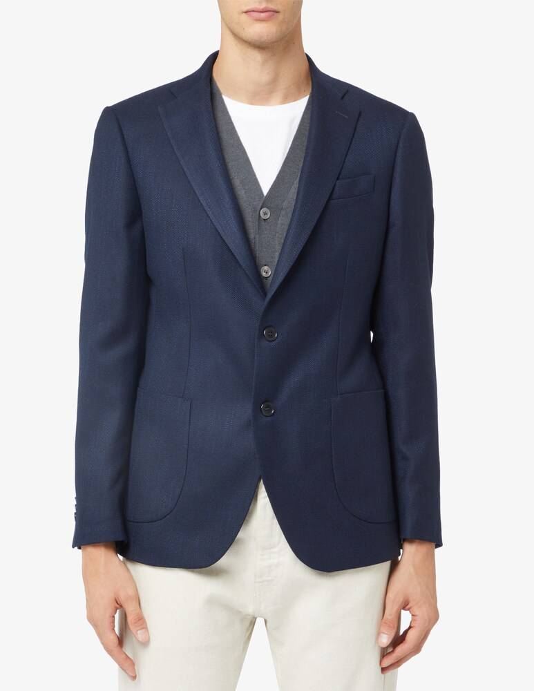 Sartoria Italiana Giacca monopetto d7 microarmatura