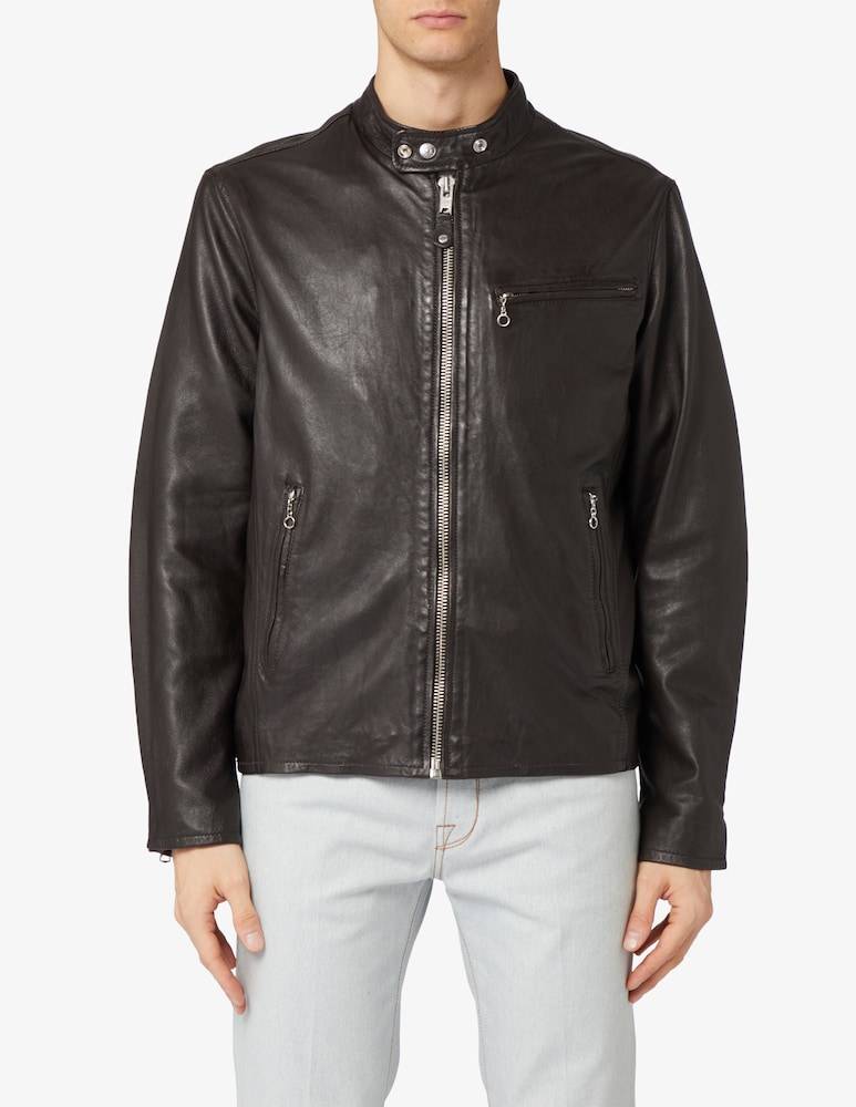Schott Giacca biker pelle liscia
