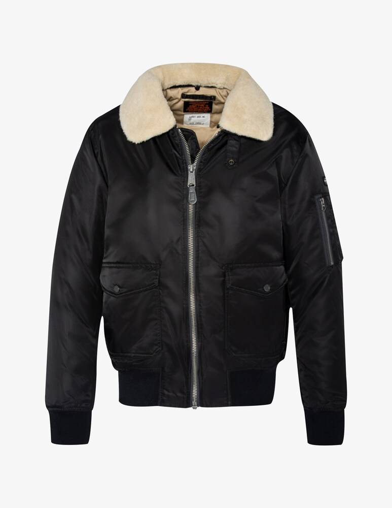 Schott Giacca Bomber Con Collo Pelliccia