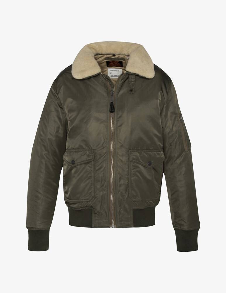 Schott Giacca Bomber Con Collo Pelliccia
