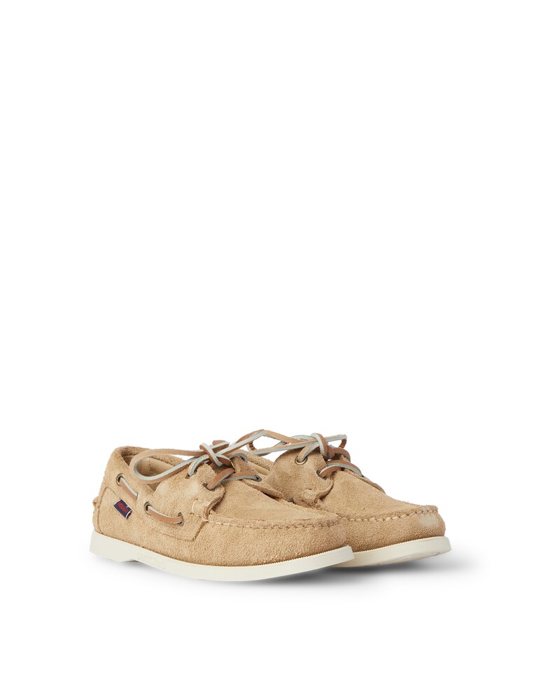 Sebago Mocassini Da Barca In Pelle - Beige
