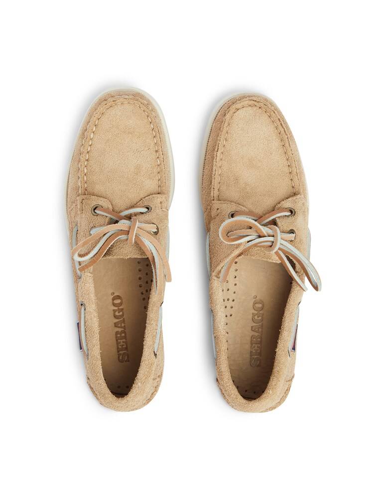 Sebago Mocassini Da Barca In Pelle - Beige
