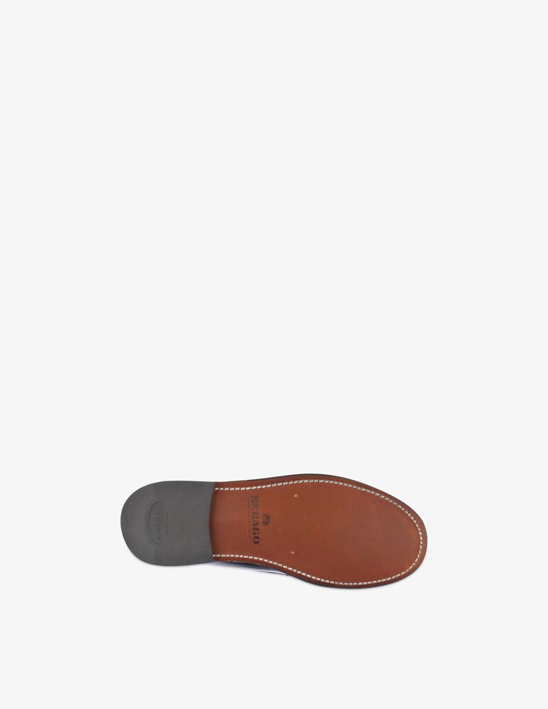 Sebago Mocassino In Cuio Classico - Nero