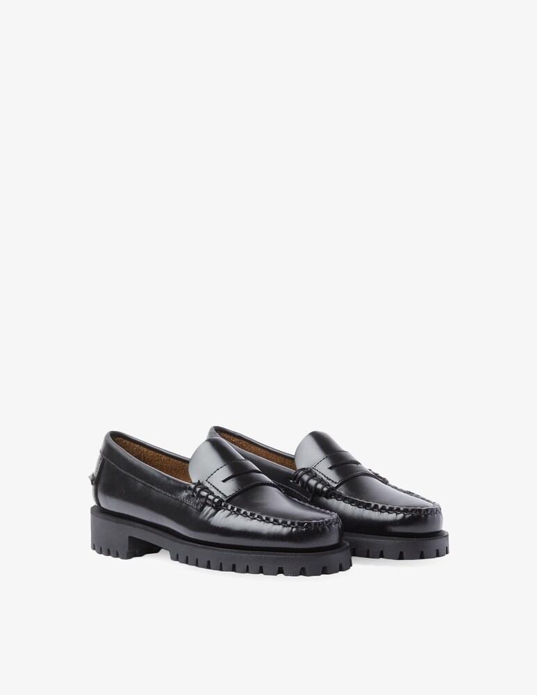 Sebago Mocassino In Pelle - Nero