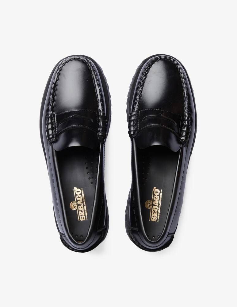 Sebago Mocassino In Pelle - Nero