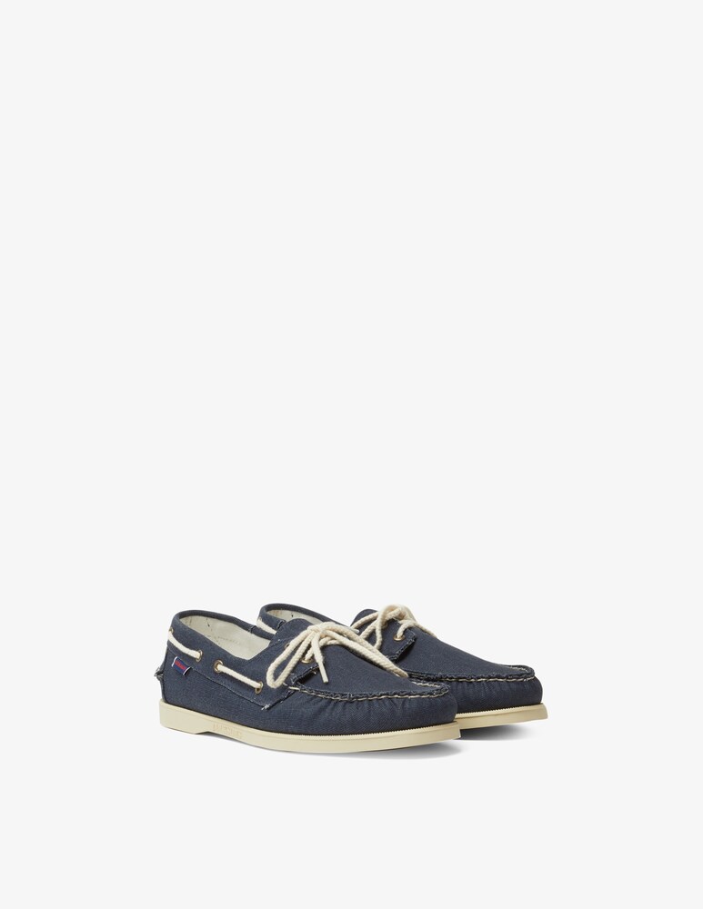 Sebago Scarpe Barca Portland Washed Canvas