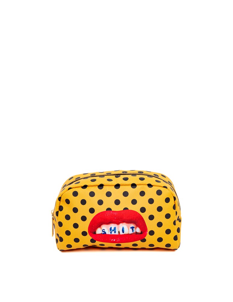 Seletti Beauty-Case In Stampato "Toiletpaper" Shit - Multicolor