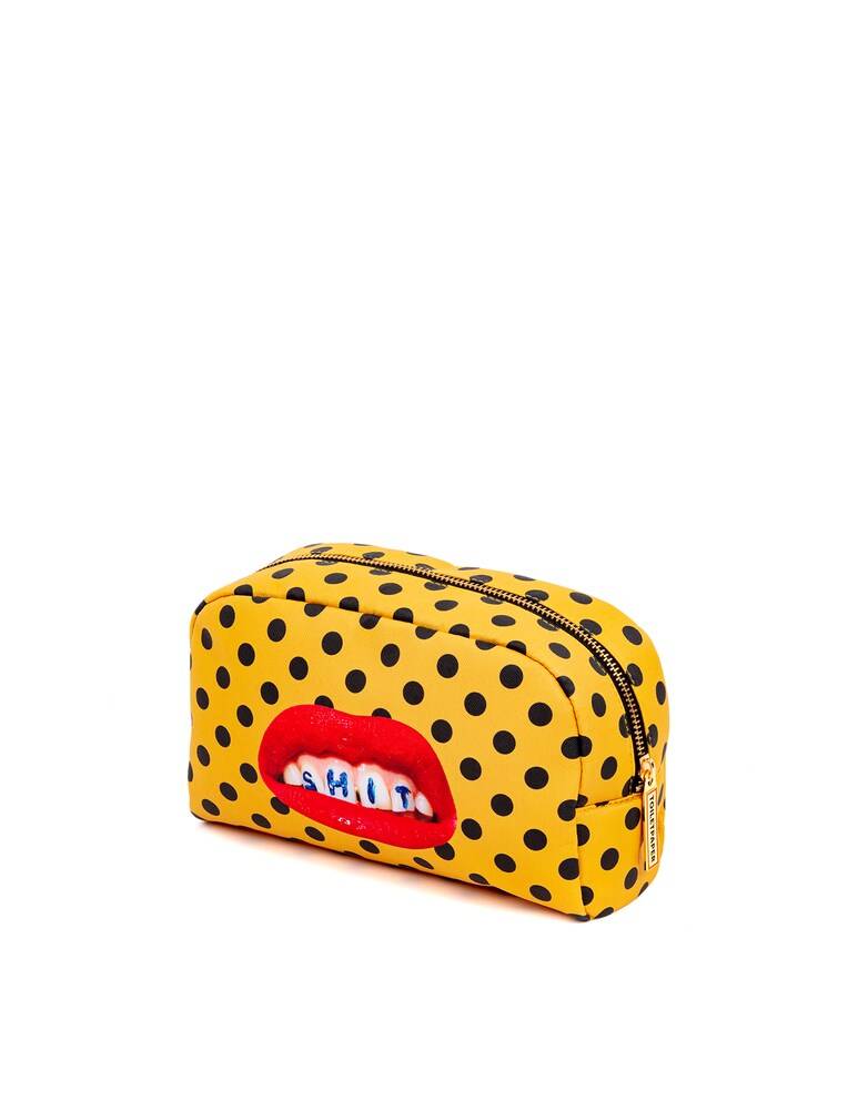 Seletti Beauty-Case In Stampato "Toiletpaper" Shit - Multicolor