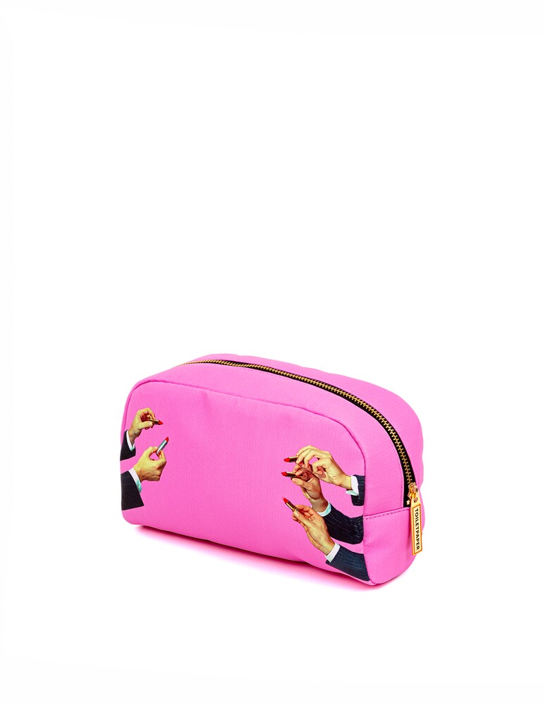 Seletti Beauty-Case Stampato "Toiletpaper" Lipsticks Pink - Multicolor