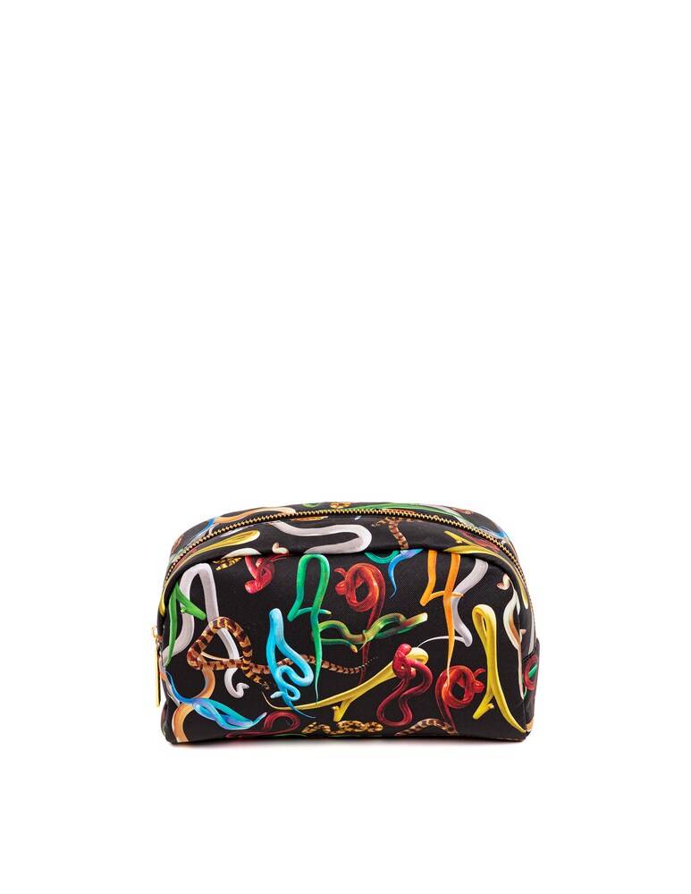 Seletti Beauty-Case Stampato "Toiletpaper" Snakes - Multicolor
