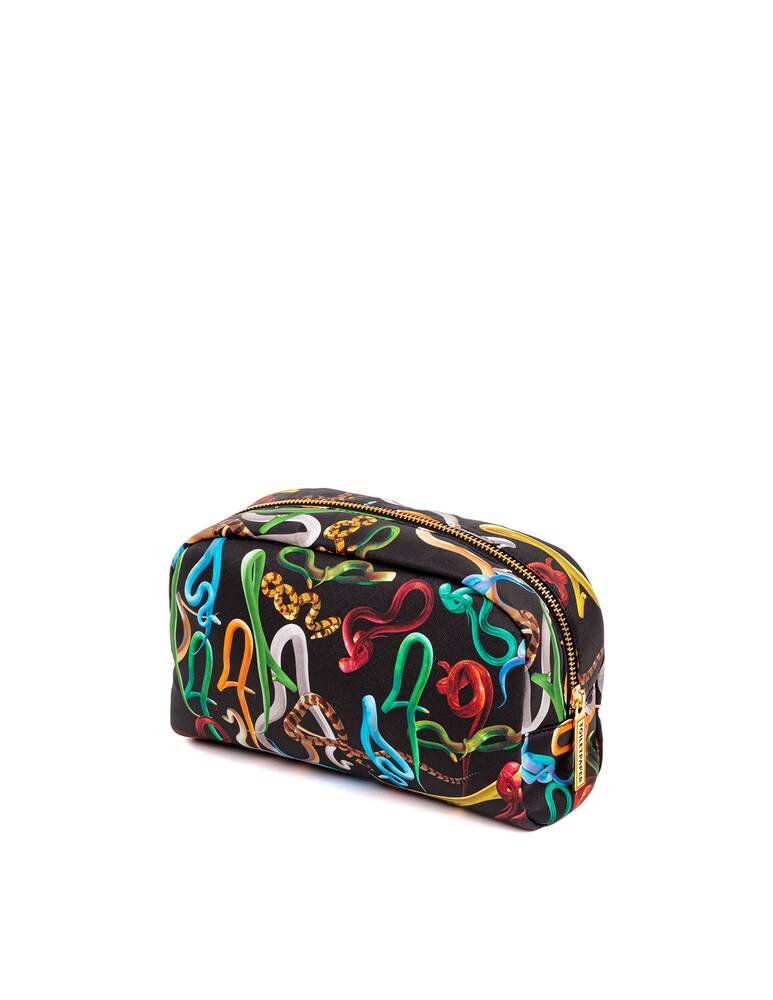 Seletti Beauty-Case Stampato "Toiletpaper" Snakes - Multicolor