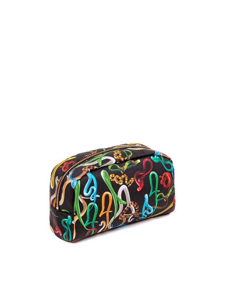 Seletti Beauty-Case Stampato "Toiletpaper" Snakes - Multicolor