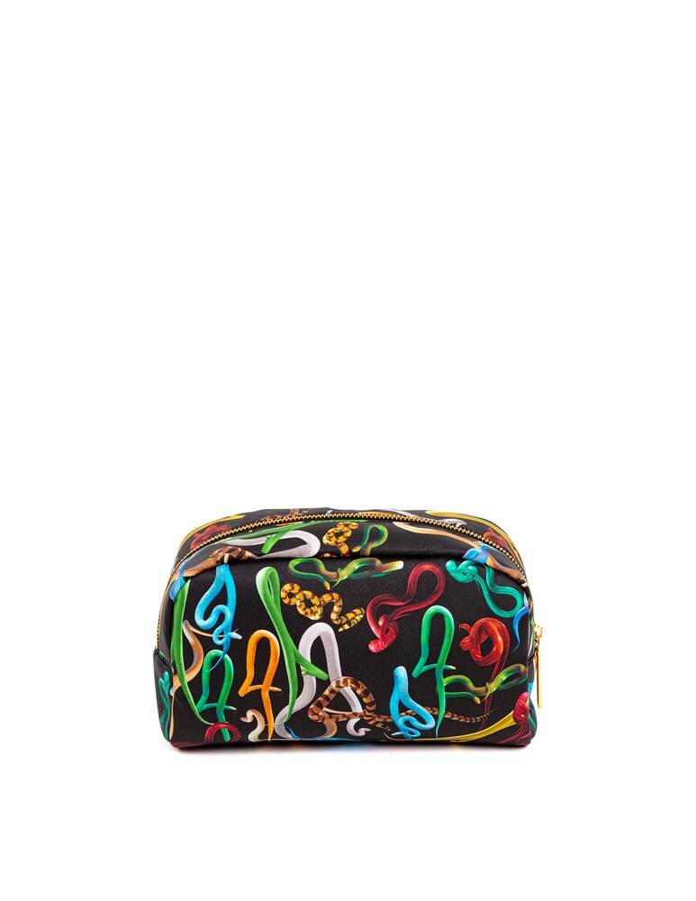 Seletti Beauty-Case Stampato "Toiletpaper" Snakes - Multicolor