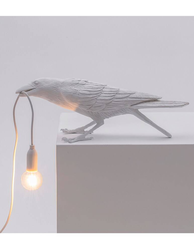 Seletti Bird Lamp Svago Lampada Da Tavolo - Bianco