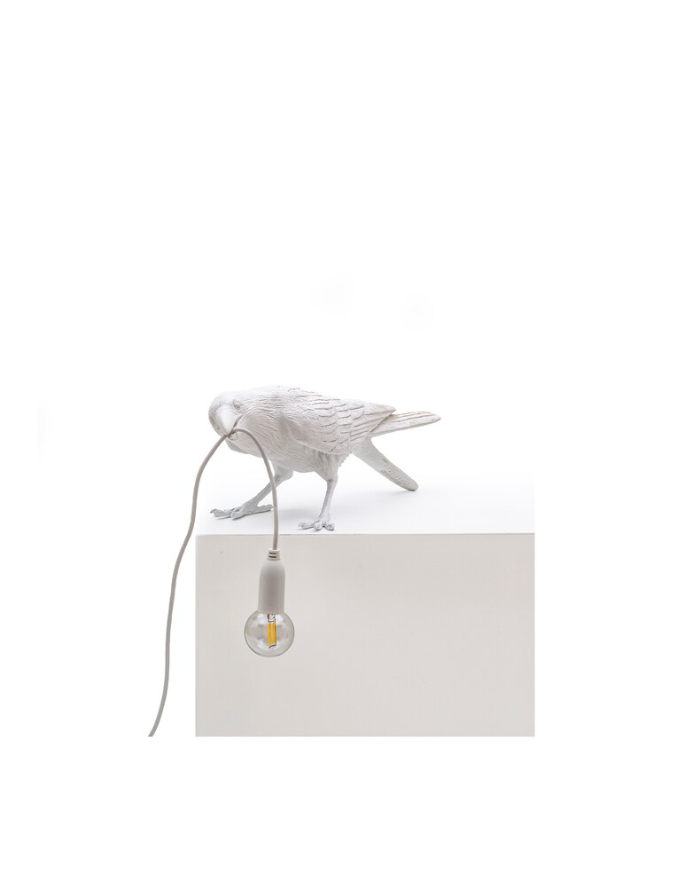 Seletti Bird Lamp Svago Lampada Da Tavolo - Bianco