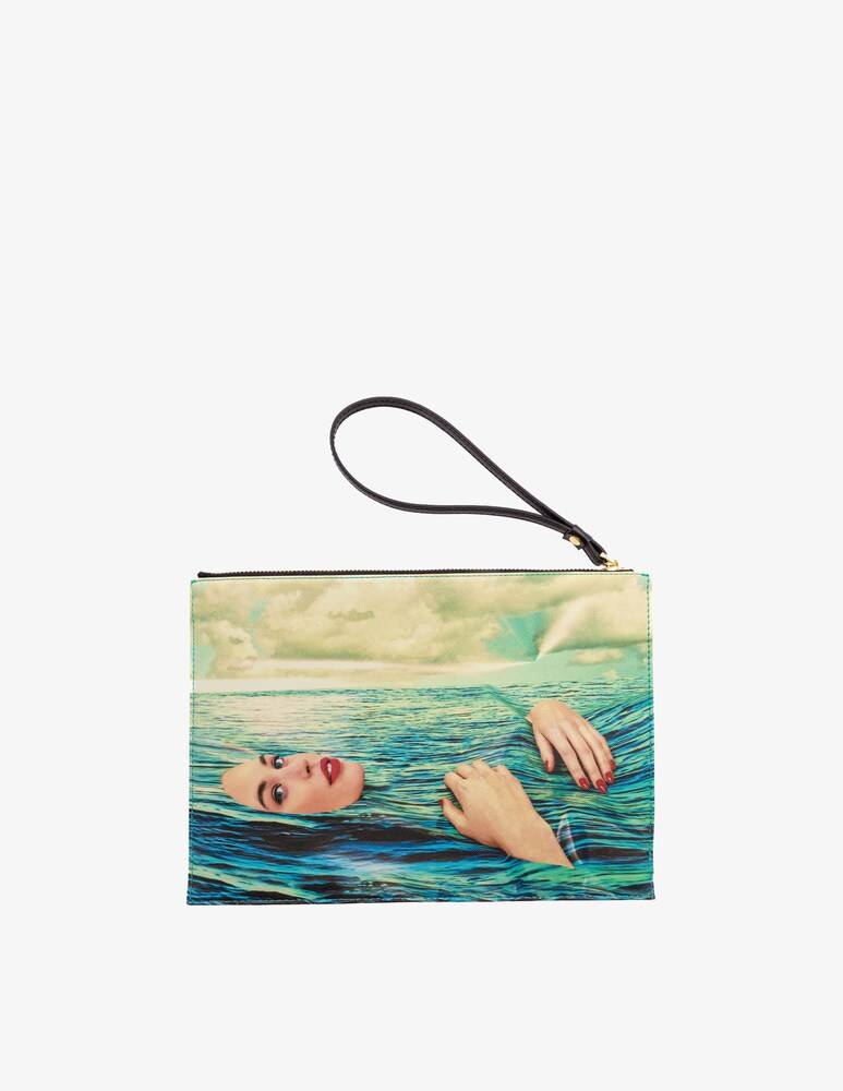 Seletti Borsa A Mano "Toiletpaper Home" Sea Girl - Multicolor