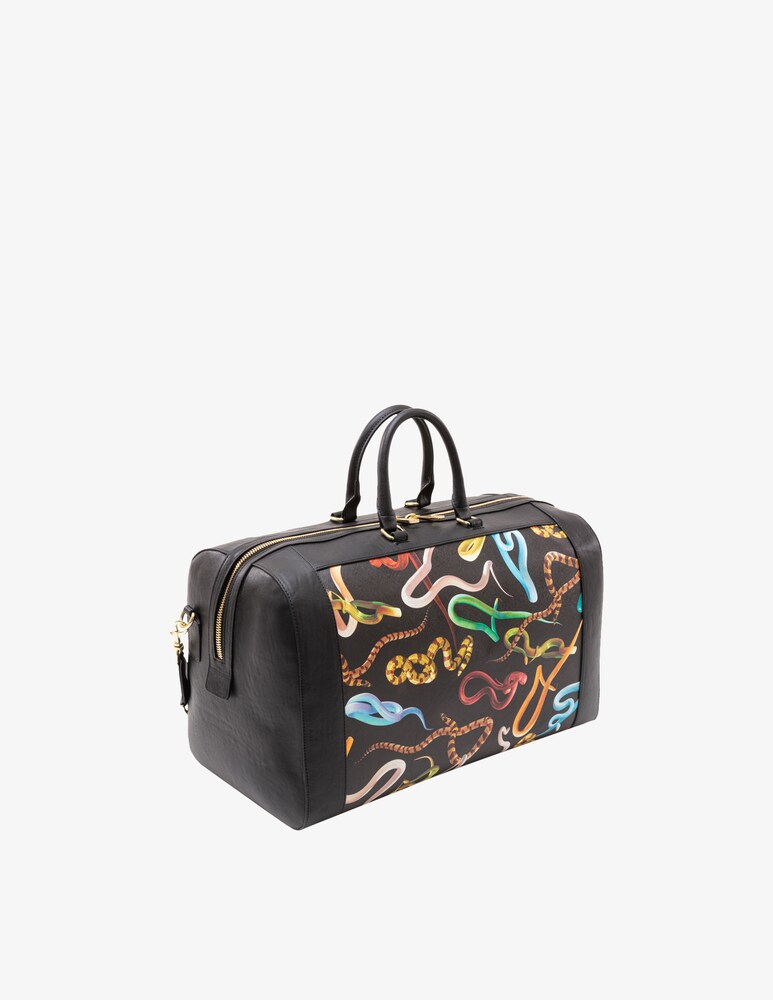 Seletti Borsa Viaggio "Toiletpaper" Snakes - Multicolor