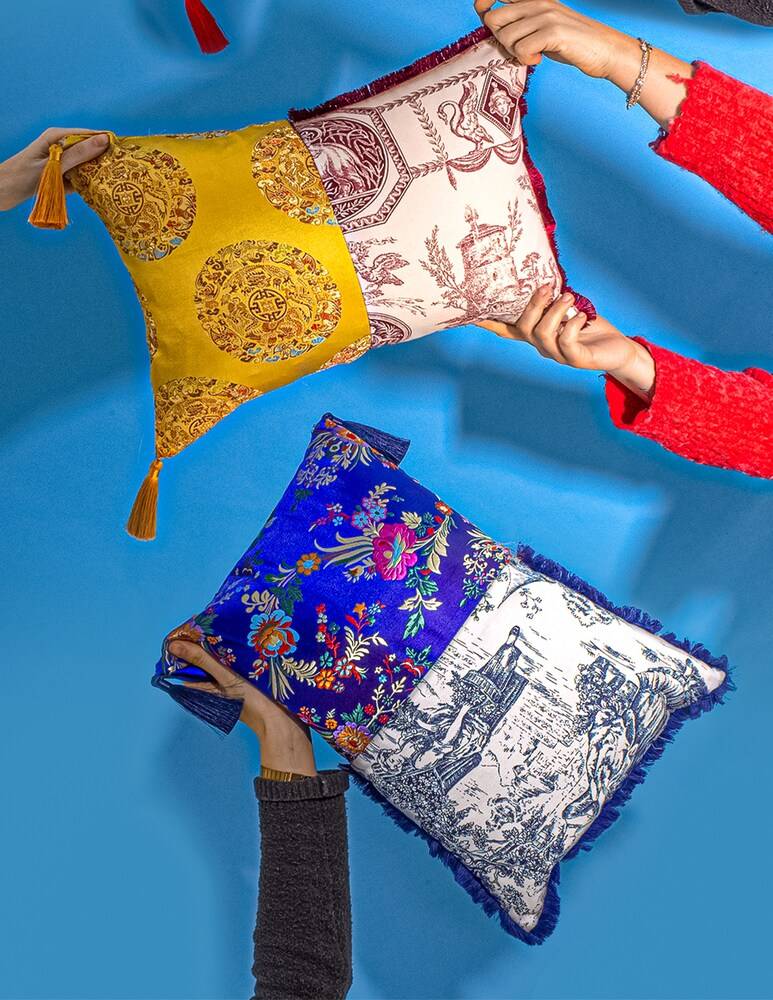 Seletti Cuscino "Hybrid" Pirra - Rosso