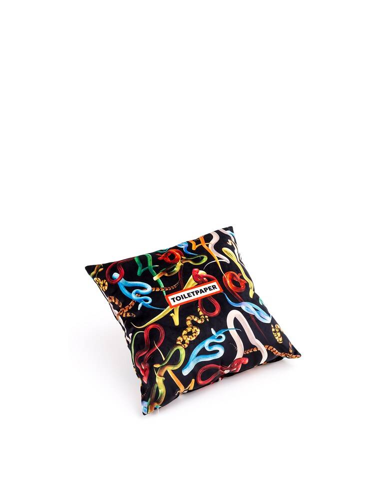 Seletti Cuscino In Poliestere Imbottitura Piuma "Toiletpaper" - Multicolor
