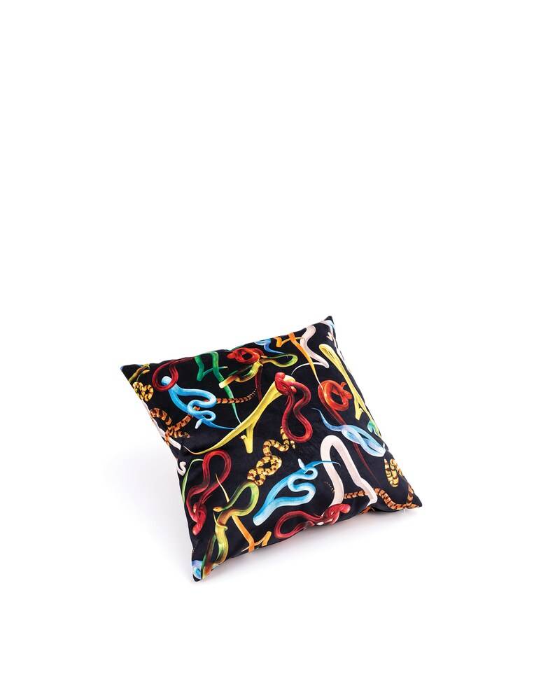 Seletti Cuscino In Poliestere Imbottitura Piuma "Toiletpaper" - Multicolor