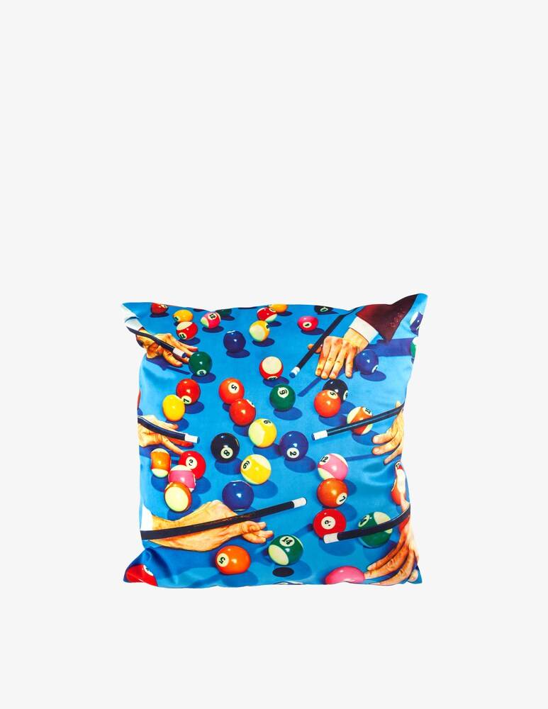 Seletti Cuscino "Toiletpaper Home" Snooker - Multicolor