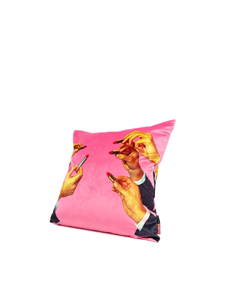Seletti Cuscino "Toiletpaper" Lipsticks Pink - Multicolor