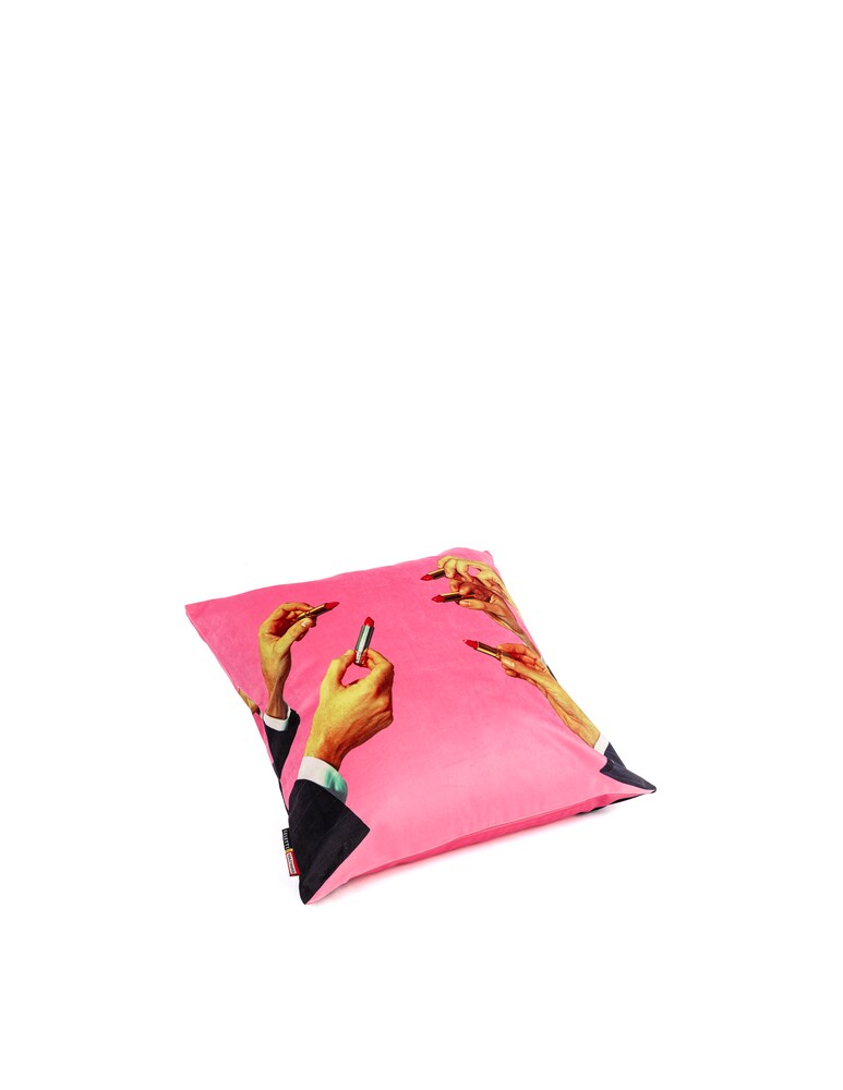 Seletti Cuscino "Toiletpaper" Lipsticks Pink - Multicolor