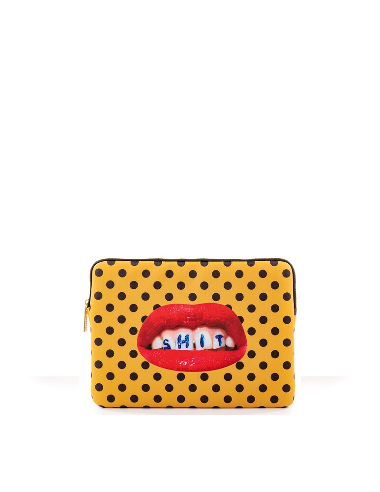 Seletti Custodia Laptop Stampato "Toiletpaper" Shit - Multicolor