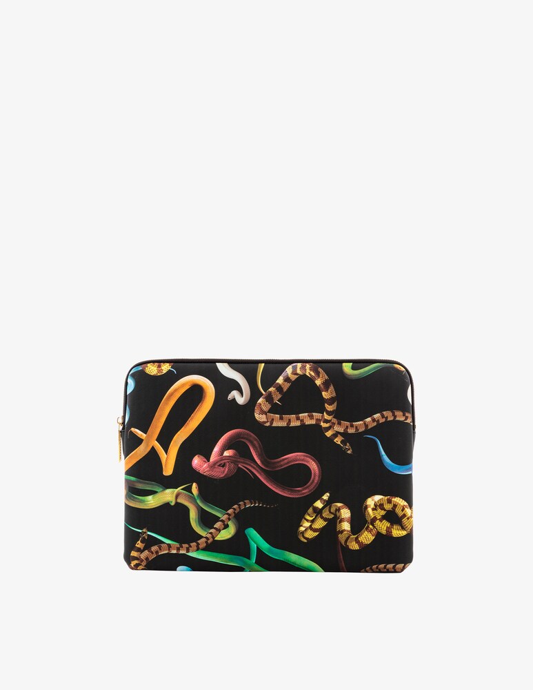 Seletti Custodia Laptop Stampato "Toiletpaper" Snakes - Multicolor