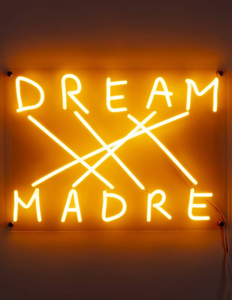 Seletti Dream-Madre Lampada A Led Da Parete - Giallo