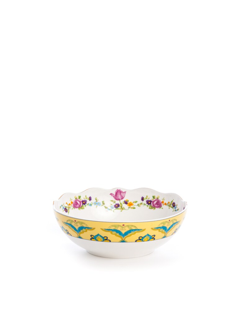 Seletti Hybrid-Bauci Bowl In Porcelain Cm.17.5 H.7.5 - Multicolor