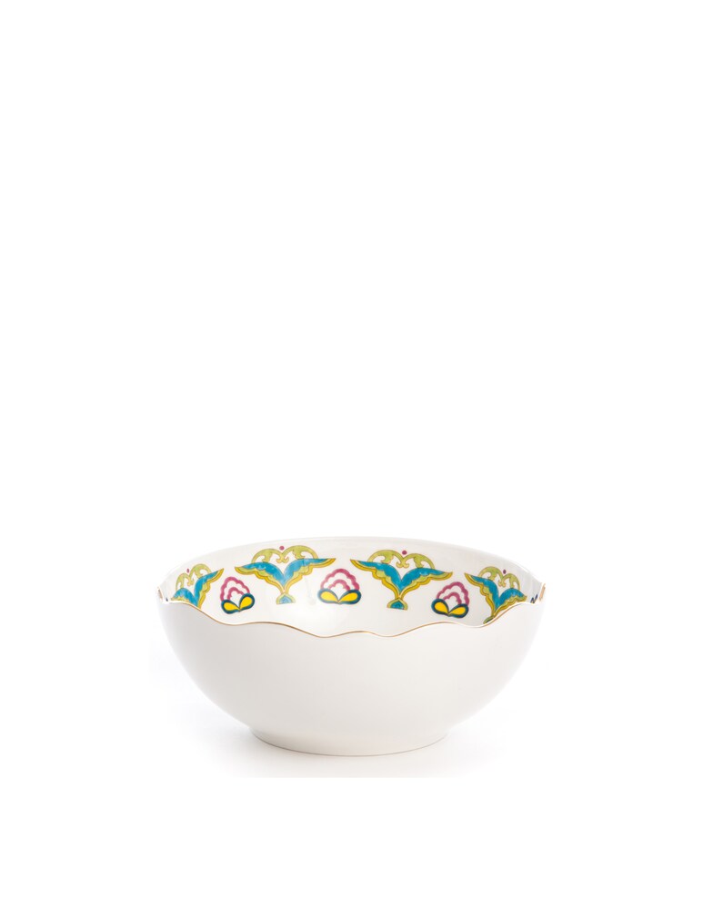 Seletti Hybrid-Bauci Bowl In Porcelain Cm.17.5 H.7.5 - Multicolor
