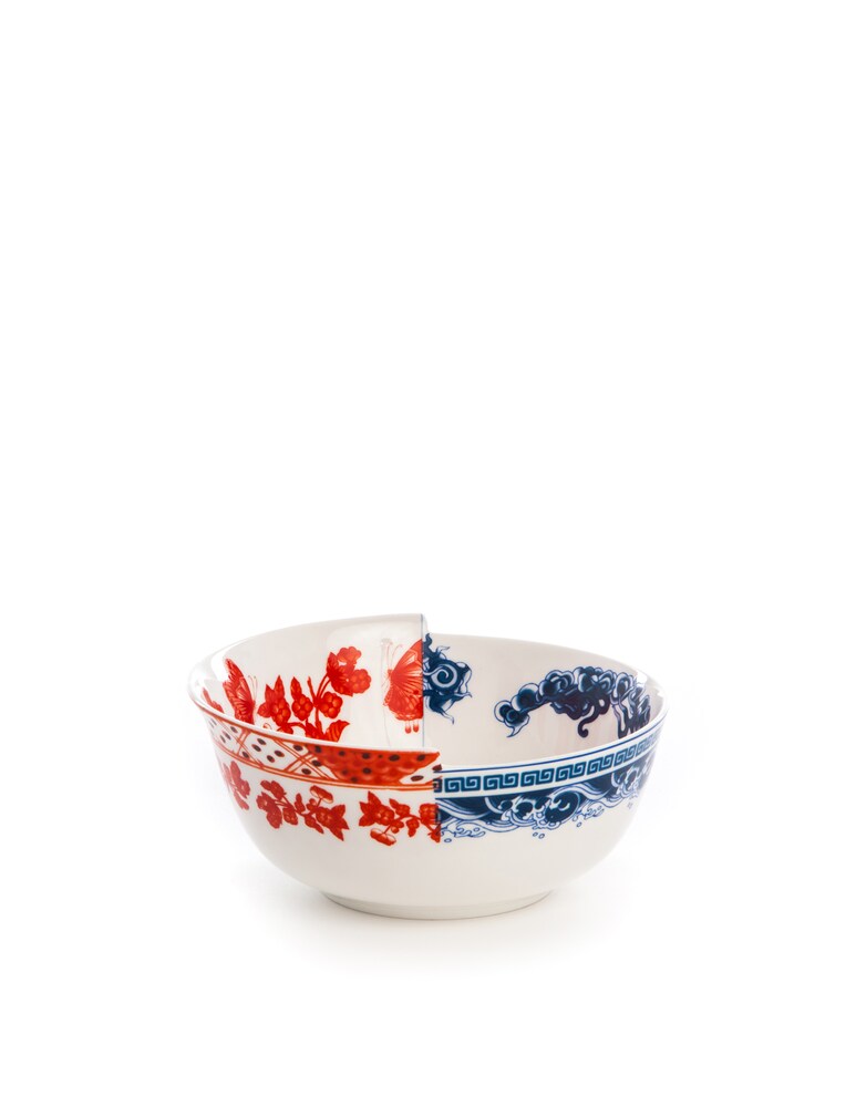 Seletti Hybrid-Eutropia Bowl In Porcelain Cm.15.2 H.6.7 - Multicolor