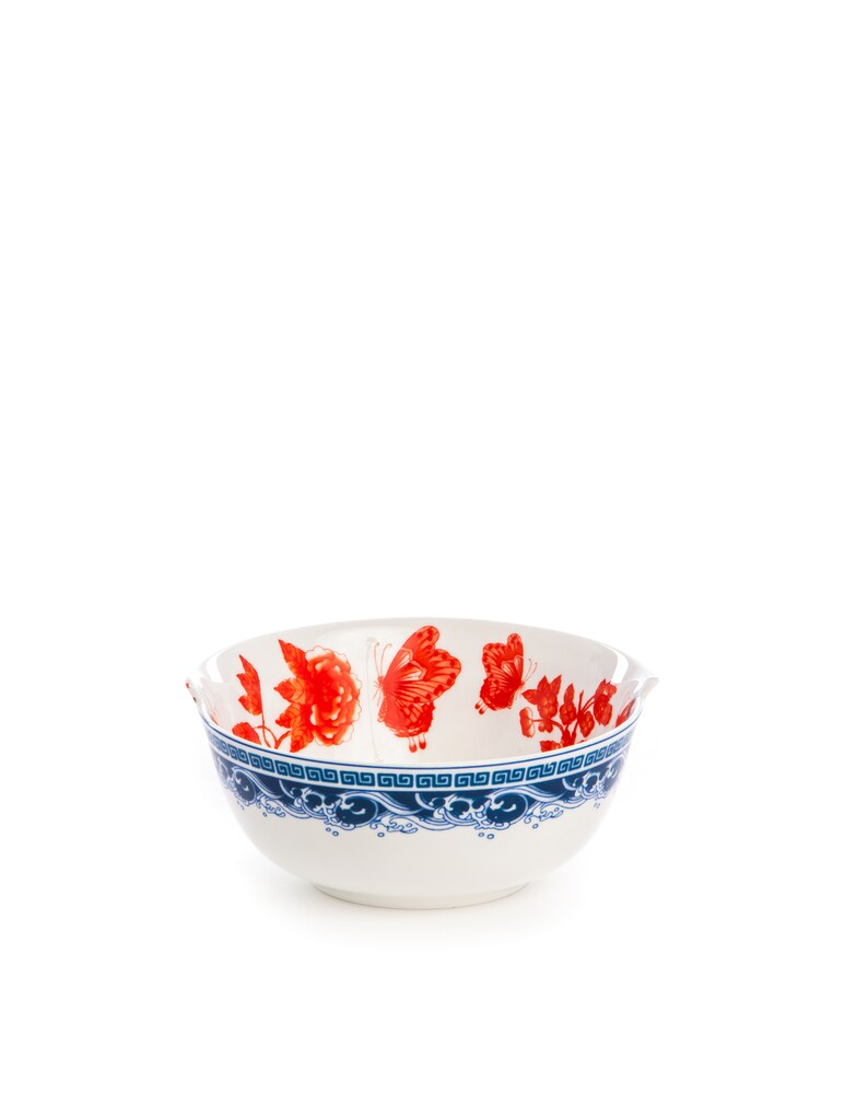 Seletti Hybrid-Eutropia Bowl In Porcelain Cm.15.2 H.6.7 - Multicolor