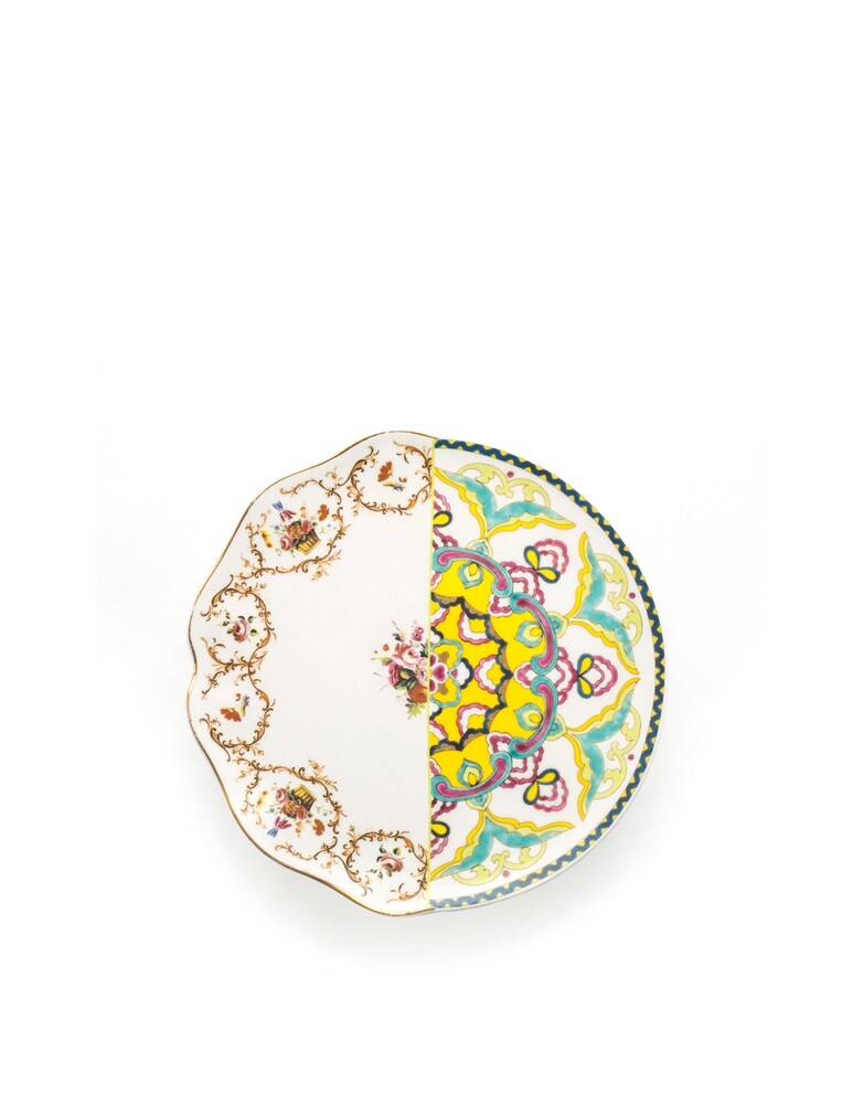 Seletti Hybrid-Leandra Porcelain Cake-Stand Cm.20 H.8 - Multicolor