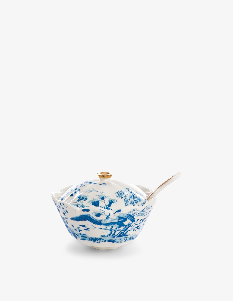 Seletti Hybrid-Maurilia Porcelain Zuccheriera Cm. 12 H.9 - Multicolor