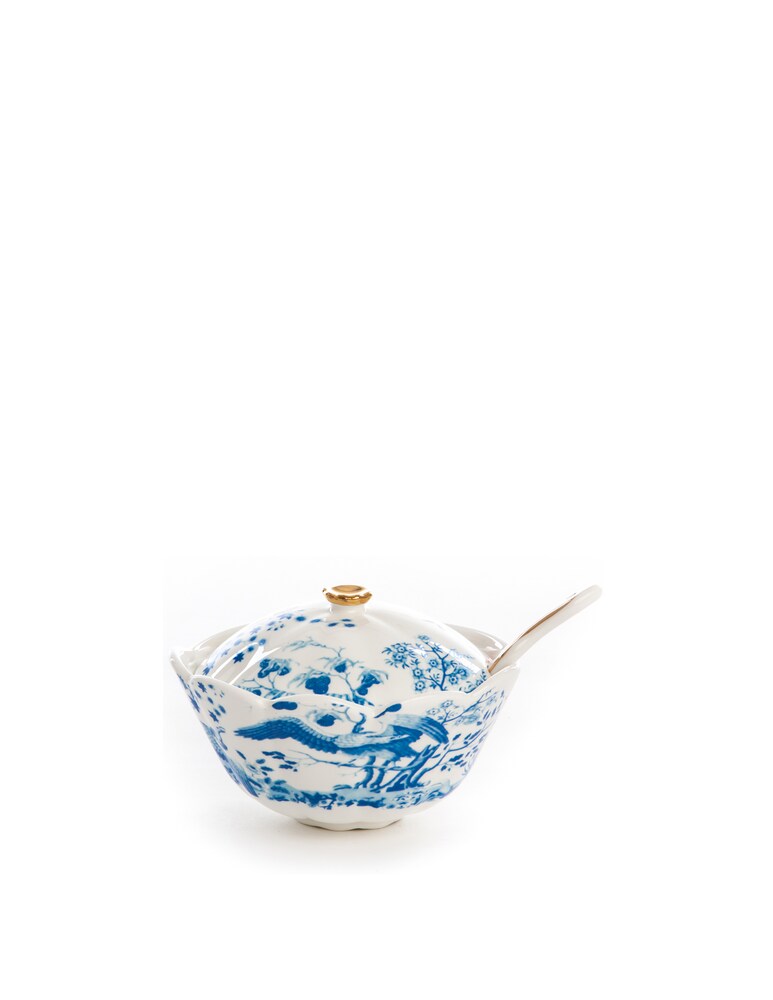 Seletti Hybrid-Smeraldina Porcelain Teiera Cm. 15 H. 13 - Multicolor