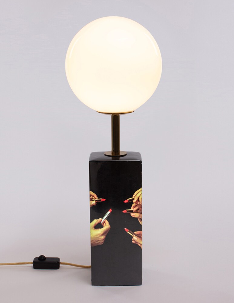 Seletti Lampada Da Tavolo A Led In Porcellana - Multicolor