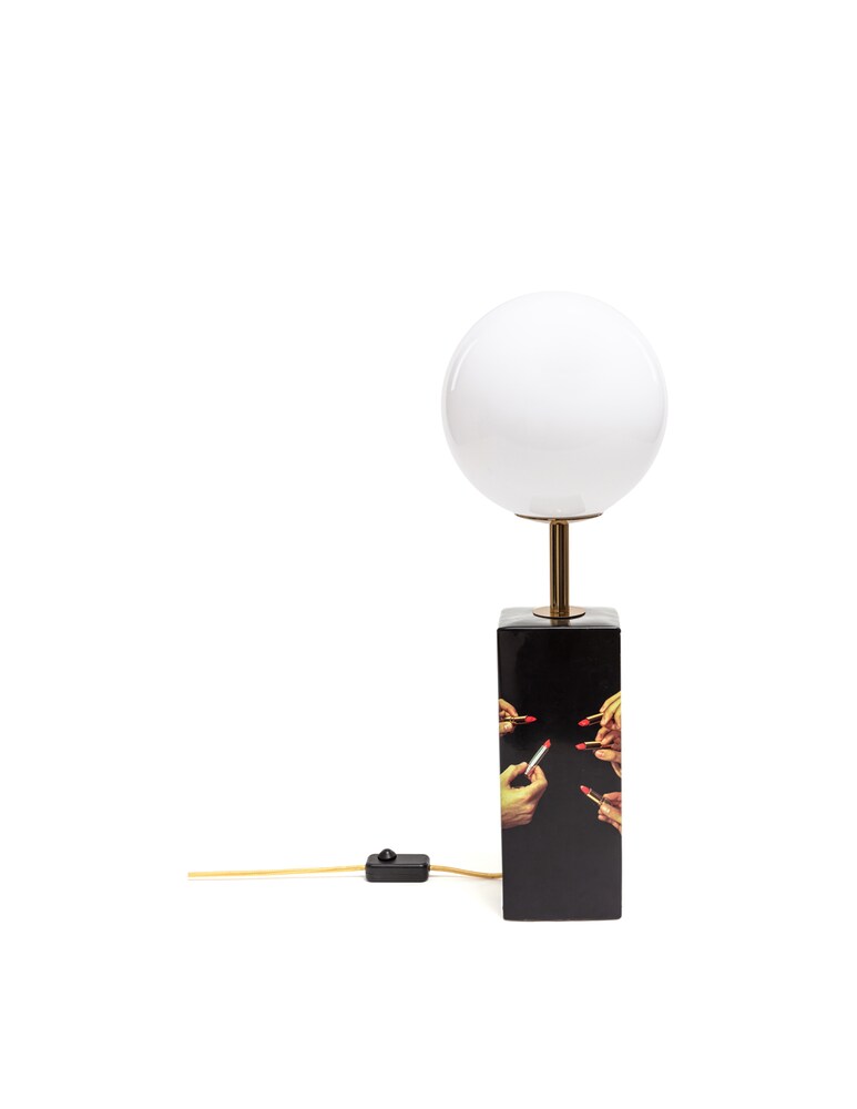 Seletti Lampada Da Tavolo A Led In Porcellana - Multicolor