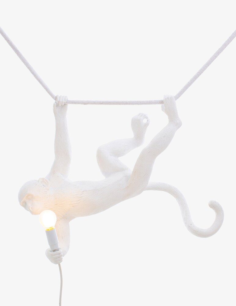 Seletti Lampada "Indoor-Monkey Lamp" - Bianco